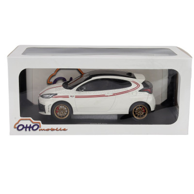 OTTO MOBILE TOYOTA YARIS GR TGR ITALY LIMITED EDITION 2024 - WHITE RED 1/18