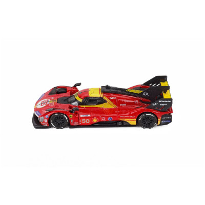 POLISTIL FERRARI 499P 3.0L TURBO V6 TEAM FERRARI AF CORSE N 50 WINNER 24h LE MANS 2024 ANTONIO FUOCO - MIGUEL MOLINA - NICKLAS