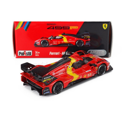 POLISTIL FERRARI 499P 3.0L TURBO V6 TEAM FERRARI AF CORSE N 51 WINNER 24h LE MANS 2023 ALESSANDRO PIER GUIDI - JAMES CALADO