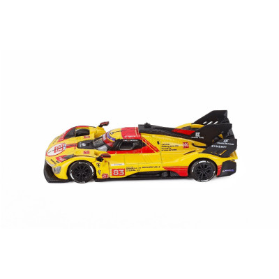 POLISTIL FERRARI 499P 3.0L TURBO V6 TEAM AF CORSE N 83 24h LE MANS 2024 ROBERT KUBICA - ROBERT SHWARTZMAN - YIFEI YE - YELLOW