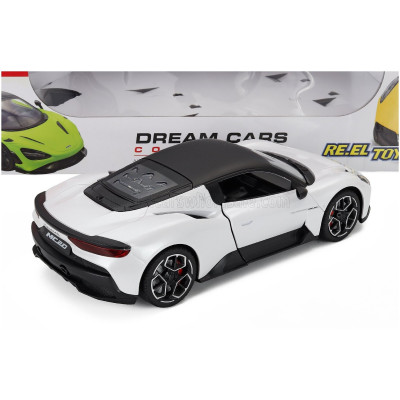RE EL TOYS MASERATI MC20 2020 - WHITE BLACK 1/16