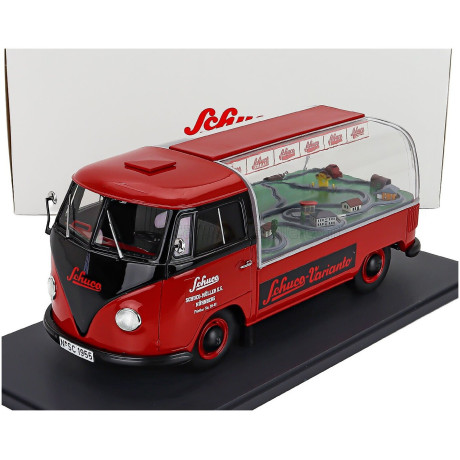 SCHUCO VOLKSWAGEN T1 SCHUCO VARIANTO 1962 - RED BLACK 1/18