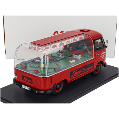 SCHUCO VOLKSWAGEN T1 SCHUCO VARIANTO 1962 - RED BLACK 1/18