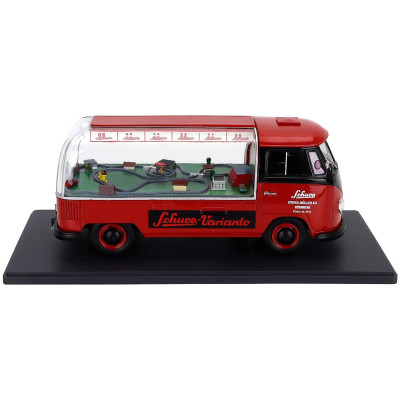 SCHUCO VOLKSWAGEN T1 SCHUCO VARIANTO 1962 - RED BLACK 1/18