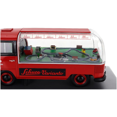 SCHUCO VOLKSWAGEN T1 SCHUCO VARIANTO 1962 - RED BLACK 1/18