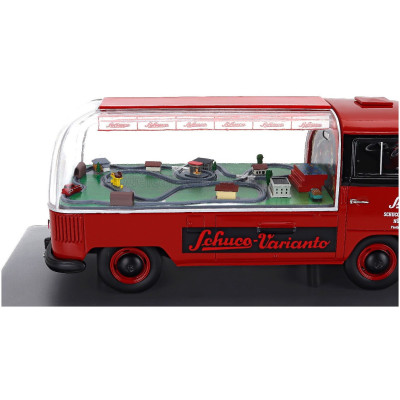 SCHUCO VOLKSWAGEN T1 SCHUCO VARIANTO 1962 - RED BLACK 1/18