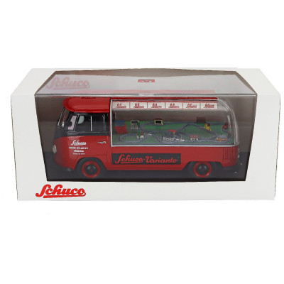 SCHUCO VOLKSWAGEN T1 SCHUCO VARIANTO 1962 - RED BLACK 1/18
