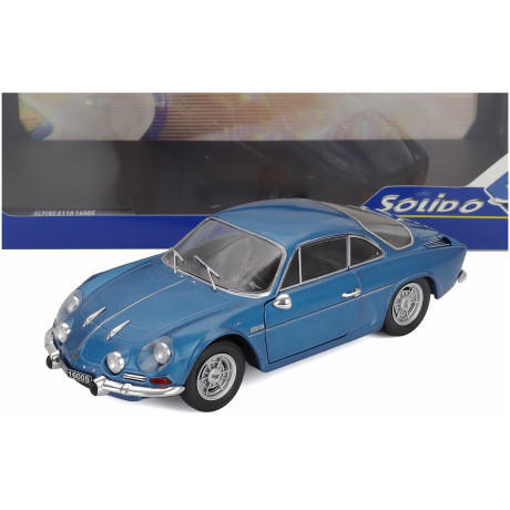 SOLIDO RENAULT ALPINE A110 1600S 1969 - BLUE ALPINE 1/18
