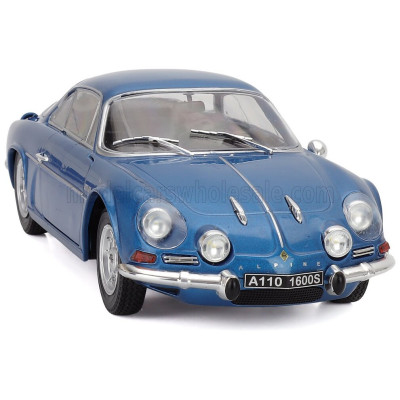 SOLIDO RENAULT ALPINE A110 1600S 1969 - BLUE ALPINE 1/18