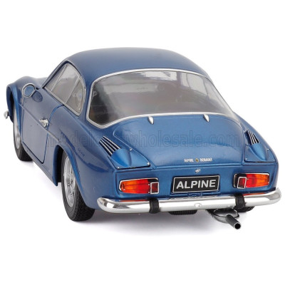SOLIDO RENAULT ALPINE A110 1600S 1969 - BLUE ALPINE 1/18