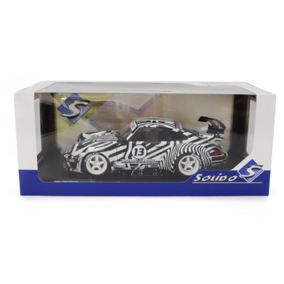 SOLIDO PORSCHE 911 964 RWB N 13 BODYKIT THE ZEBRA 1994 - WHITE BLACK 1/18