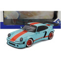 SOLIDO PORSCHE 911 930 3.0L SOLIDO RACING COUPE 2026 - BLUE ORANGE 1/18