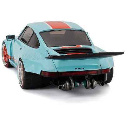 SOLIDO PORSCHE 911 930 3.0L SOLIDO RACING COUPE 2026 - BLUE ORANGE 1/18