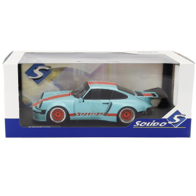 SOLIDO PORSCHE 911 930 3.0L SOLIDO RACING COUPE 2026 - BLUE ORANGE 1/18