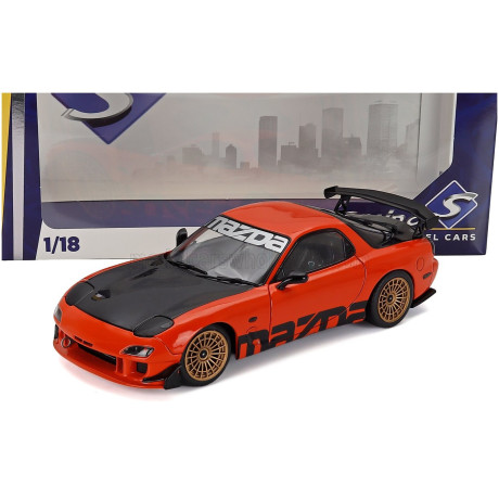 SOLIDO MAZDA RX-7 (FD3RS) WORKS COUPE 1999 - ORANGE 1/18