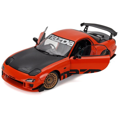 SOLIDO MAZDA RX-7 (FD3RS) WORKS COUPE 1999 - ORANGE 1/18