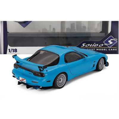 SOLIDO MAZDA RX-7 (FD3RS) WORKS COUPE 1999 - BLUE 1/18