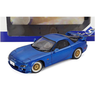 SOLIDO MAZDA RX-7 (FD3S) COUPE 1999 - BLUE MET 1/18