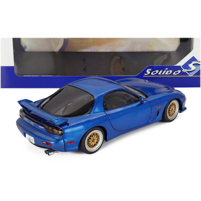 SOLIDO MAZDA RX-7 (FD3S) COUPE 1999 - BLUE MET 1/18