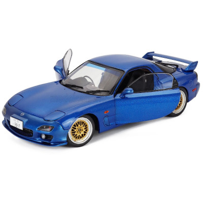 SOLIDO MAZDA RX-7 (FD3S) COUPE 1999 - BLUE MET 1/18