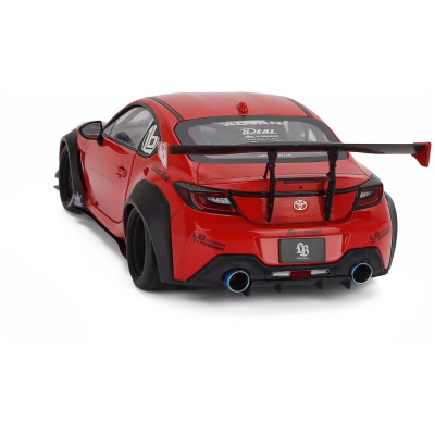 SOLIDO TOYOTA GR86 LBWK BODY KIT COUPE 2024 - RED BLACK 1/18