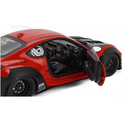 SOLIDO TOYOTA GR86 LBWK BODY KIT COUPE 2024 - RED BLACK 1/18
