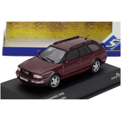 SOLIDO AUDI 80 RS2 SW STATION WAGON 1995 - RUBY RED 1/43