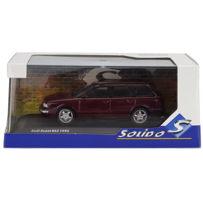 SOLIDO AUDI 80 RS2 SW STATION WAGON 1995 - RUBY RED 1/43