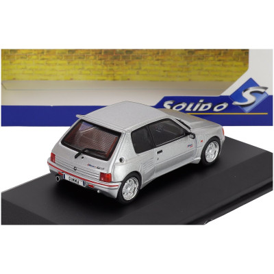 SOLIDO PEUGEOT 205 GTi DIMMA BODY KIT 1992 - SILVER 1/43