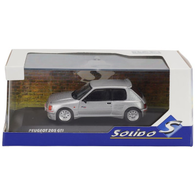 SOLIDO PEUGEOT 205 GTi DIMMA BODY KIT 1992 - SILVER 1/43