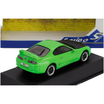 SOLIDO TOYOTA SUPRA MKIV COUPE 2001 - GREEN BLACK 1/43