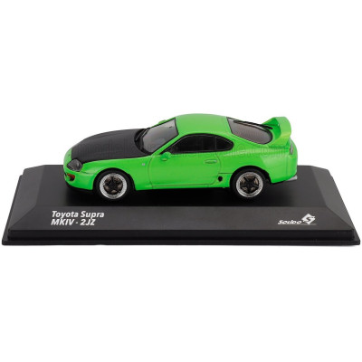 SOLIDO TOYOTA SUPRA MKIV COUPE 2001 - GREEN BLACK 1/43