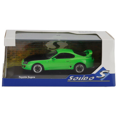 SOLIDO TOYOTA SUPRA MKIV COUPE 2001 - GREEN BLACK 1/43