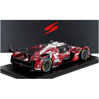 SPARK MODEL TOYOTA GR010 3.5L V6 TEAM GAZOO RACING N 7 5th 24h LE MANS 2025 MIKE CONWAY - KAMUI KOBAYASHI - NYCK DE VRIES - RED