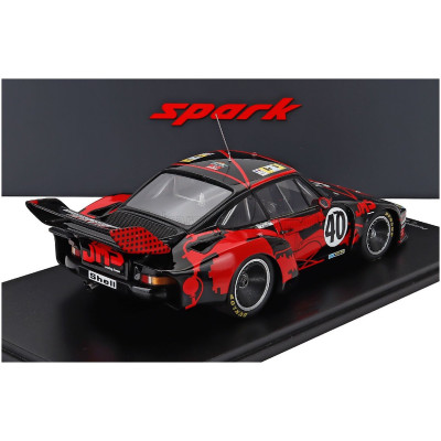 SPARK MODEL PORSCHE 935 2.9L F6 TURBO TEAM JMS RACING N 40 3rd 24h LE MANS 1977 CLAUDE BALLOT LENA - PETER GREGG - RED BLACK
