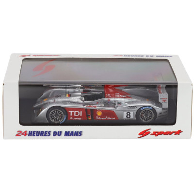 SPARK MODEL AUDI R10 TDI 5.5L TURBO V12 TEAM AUDI SPORT JOEST N 8 WINNER 24h LE MANS 2006 FRANK BIELA - MARCO WERNER - EMANUELE