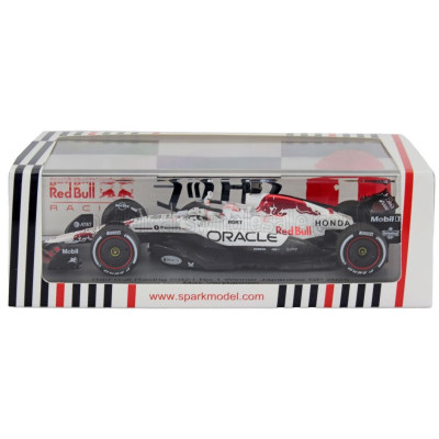 SPARK MODEL RED BULL F1 RB21 TEAM ORACLE RED BULL RACING N 1 WINNER JAPAN GP 2025 WITH PIT BOARD SUPER MAX! WINS MAX VERSTAPPEN