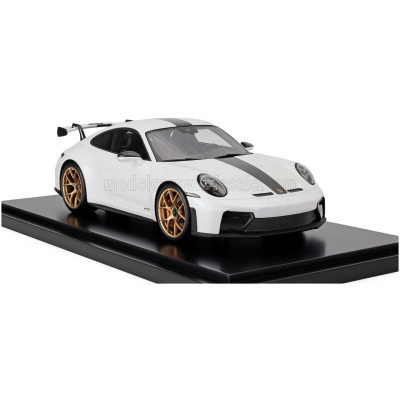 SPARK MODEL PORSCHE 911 992-2 GT3 COUPE 2024 - CON VETRINA - WITH SHOWCASE - WHITE 1/18