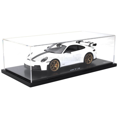 SPARK MODEL PORSCHE 911 992-2 GT3 COUPE 2024 - CON VETRINA - WITH SHOWCASE - WHITE 1/18