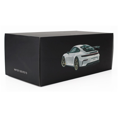 SPARK MODEL PORSCHE 911 992-2 GT3 COUPE 2024 - CON VETRINA - WITH SHOWCASE - WHITE 1/18