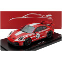 SPARK MODEL PORSCHE 911 992-2 GT3 N 23 COUPE SALZBURG LIVERY 2025 - CON VETRINA - WITH SHOWCASE - RED WHITE 1/18