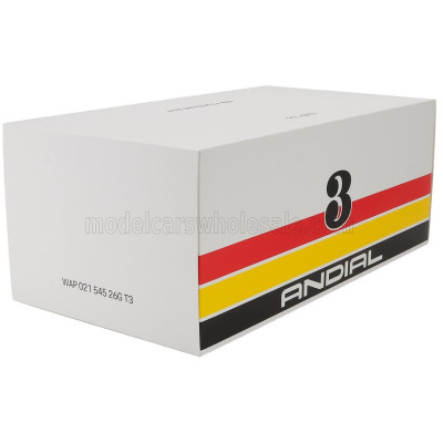 SPARK MODEL PORSCHE 911 992-2 GT3 N 3 COUPE ANDIAL DESIGN 2025 - CON VETRINA - WITH SHOWCASE - WHITE 1/18