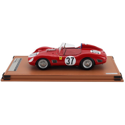 TECNOMODEL FERRARI DINO 196S 1984cc V6 SPIDER N 37 12h SEBRING 1961 WILLIAM HELBURN - SKIP HUDSON - JOHN FULP - RED 1/18