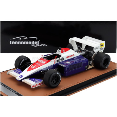 TECNOMODEL TOLEMAN F1 TG184 HART TURBO N 20 USA GP 1984 JOHNNY CECOTTO - BLUE WHITE RED 1/18