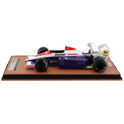 TECNOMODEL TOLEMAN F1 TG184 HART TURBO N 20 USA GP 1984 JOHNNY CECOTTO - BLUE WHITE RED 1/18