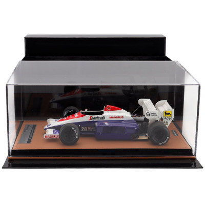 TECNOMODEL TOLEMAN F1 TG184 HART TURBO N 20 USA GP 1984 JOHNNY CECOTTO - BLUE WHITE RED 1/18