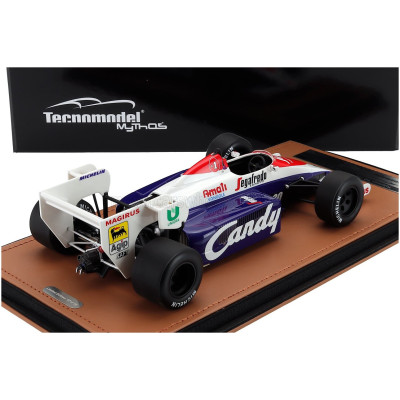 TECNOMODEL TOLEMAN F1 TG184 HART TURBO N 20 PRACTICE ITALY GP 1984 PIERLUIGI MARTINI - BLUE WHITE RED 1/18