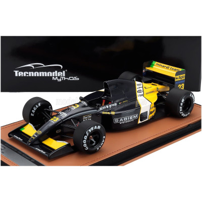 TECNOMODEL MINARDI F1 M191 FORD N 23 MONACO GP 1991 PIERLUIGI MARTINI - BLACK YELLOW WHITE 1/18
