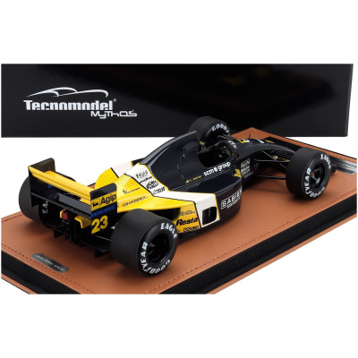 TECNOMODEL MINARDI F1 M191 FORD N 23 MONACO GP 1991 PIERLUIGI MARTINI - BLACK YELLOW WHITE 1/18