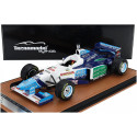 TECNOMODEL BENETTON F1 B196 TEAM RENAULT MILD SEVEN N 4 SPANISH GP RAIN TIRES 1996 GERHARD BERGER - WHITE LIGHT BLUE GREEN 1/18